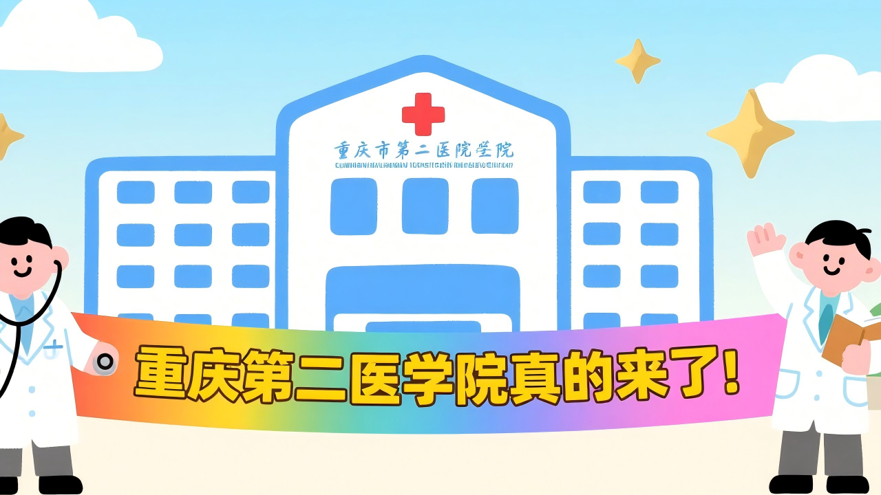 重庆第二医学院真的来了，2个本科专业申请获公示，预计明年招生