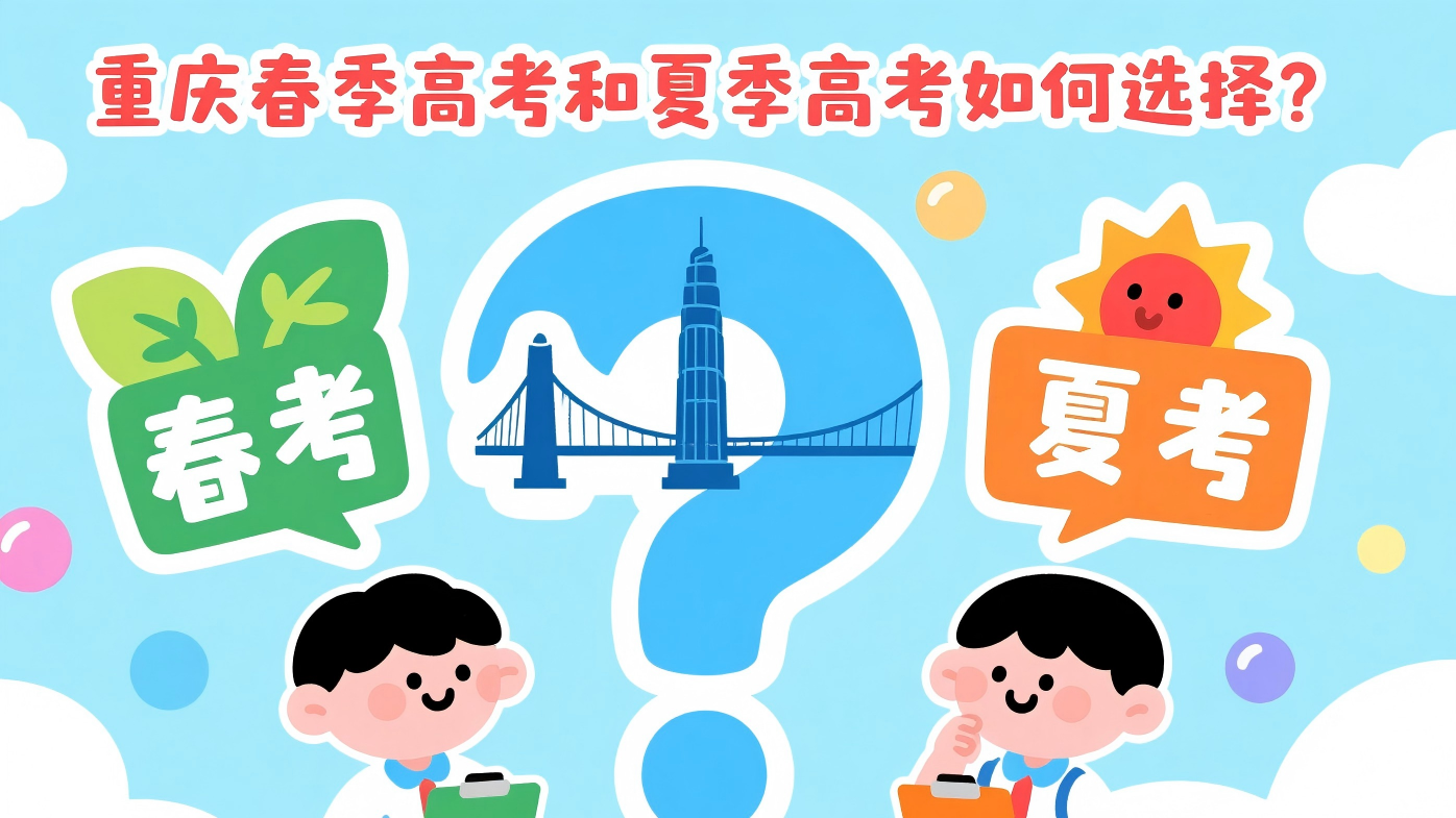 政策解读丨重庆春季高考和夏季高考如何选择？