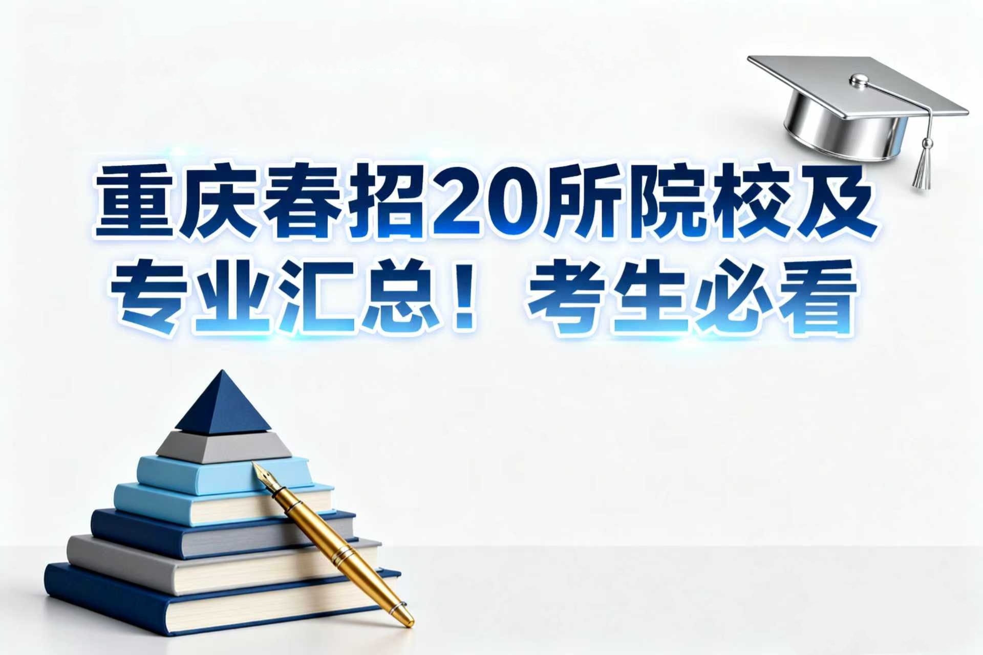 重庆春招20所院校及专业汇总！考生必看！！