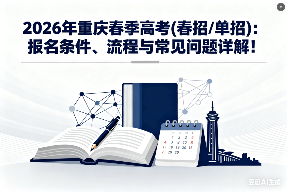 2026年重庆春季高考（春招）：报名条件、流程与常见问题详解！