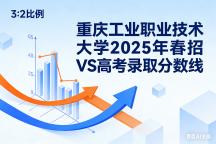 速看！重庆工业职业技术大学2025年春招VS高考录取分数线
